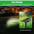 thumbnail image 3 of Elegant Choise Solar Spotlights Outdoor Waterproof 7 LED Landscape Lights, White, 3 of 29