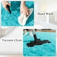 thumbnail image 5 of Conbriboy Ultra Soft Area Rugs Fluffy Soft Shag Carpet 4x6ft Blue For Living Room Bedroom Dining Room Office Home Decor Study Area Rug, 5 of 8