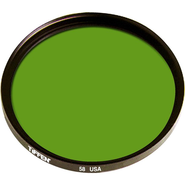 Filtro de vidrio Filter Tiffen #58 de 62 mm (verde) para fotógrafos