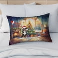 thumbnail image 4 of Merry Christmas Bernese Mountain Dog Santa Hat Xmas Tree Winter Holiday Quilt Pillowcase Berner Lover Gifts Throw Pillow Cover Bed Home Decor - 01013, 4 of 5