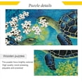 thumbnail image 2 of FREEAMG Green Turtle 1000 Piece Puzzle for Adults, Family Game Intellective Toys Wall Art Work for Educational Gift Home Decor, 2 of 7