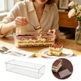 thumbnail image 3 of MKHSQHDG Clearance Food Grade Acrylic Dessert with Proof Lid Clear Cake Container ， Portable Storage for and Home Use, 3 of 8