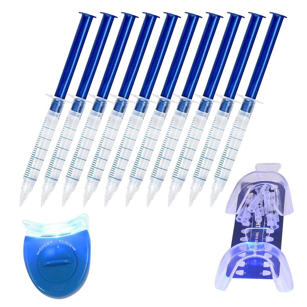 Teeth Whitening Gel Syringe 10Pcs Pack Cold Light Beauty ...