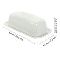 thumbnail image 4 of 1 Set Ceramic Butter Dish Porcelain Butter Dish with Lid Porcelain Butter Dish with Lid, 4 of 7