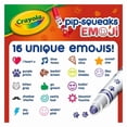 thumbnail image 2 of Crayola Emoji Washable Stamper Markers, 16 Count, 2 of 5
