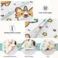 thumbnail image 4 of Coolnut Cute Corgi Puppy Dog Unicorn Stars Zipped Velvet Pillowcases King Size 20x40 in, Soft and Cozy Decor Giftsative Plush Pillow Case with Hidden Zipper for Bedroom, Sofa264, 4 of 7