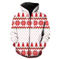 thumbnail image 1 of Sudadera con capucha para hombre, estilo navideño, con cremallera, divertida, Tops con estampado 3D, chaquetas con capucha, ropa de calle de manga larga, moda Unisex, 1 of 4