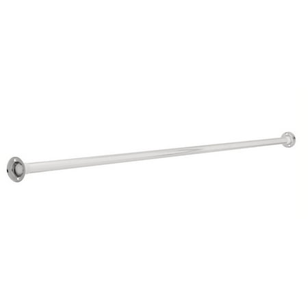 UPC 071862003362 product image for Liberty Hardware Shower Curtain Rod 60 in. L Silver | upcitemdb.com