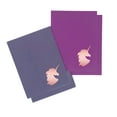 thumbnail image 4 of Royal Green Shiny Unicorn Stickers for Birthday Party Favors, Party Décor and Envelope Seals 2 inch (50mm) in Rose Gold - 120 Pack, 4 of 7