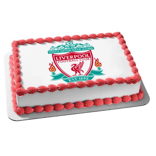Liverpool,England Football Club Crest Edible Cake Topper Image