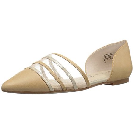BC Footwear Women's Wait a Minute Pointed Toe Flat, Vacchetta, 8 M US