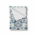 thumbnail image 2 of Ethnic Soft Flannel Fleece Throw Blanket, Medieval Persian Palace Flower Leaf Shapes Inspired Motifs Artwork Print, Cozy Plush for Indoor and Outdoor Use, 70" x 90", Pale Blue, by Ambesonne, 2 of 6