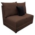 thumbnail image 1 of Love Seat El Bazar Store Orlando Chocolate Tela Lino nacional, Sillon 2 plazas, Modular, 1 of 5