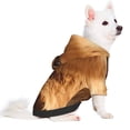 thumbnail image 2 of Honeii Happy Fluffy Running Dog Print Small Dog Hoodies Pet Hooded Sweatshirts Fall Winter Puppy Cat Sweaters Warm Clothes for Small Dogs Outfits Costume-X-Large, 2 of 7