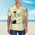 thumbnail image 2 of KLL just you and me Print Men's Hawaiian Shirt Short Sleeve Button Down Beach Shirts,3X-Large, 2 of 7