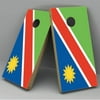 Namibia Flag Cornhole Board Vinyl Decal Wrap