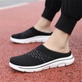 thumbnail image 2 of NOKIO Sport Knitted L𝗈afers for Men Breathable Soft Sole Mules Shoes Fashion S𝗅ip On Backless Casual Shoes Lightweight Outdoor Walking Shoes Comfortable Closed Toe Sneakers, 2 of 5