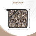 thumbnail image 3 of Sikiie Leopard Pot Holders Kitchen Insulation Mats Heat Resistant Pot-Holder Oven Anti-Scald Pads for Cooking Baking, 7.1*7.1inch, 3 of 8