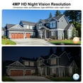 thumbnail image 5 of ARCCTV Solar Security Cameras Wireless Outdoor, 2K/4MP Home Security Camera System with Base Station,Color Night Vision,64GB Local Storage,5G&2.4G WiFi Camera 4Pcs,No Monthly Fee, 5 of 10