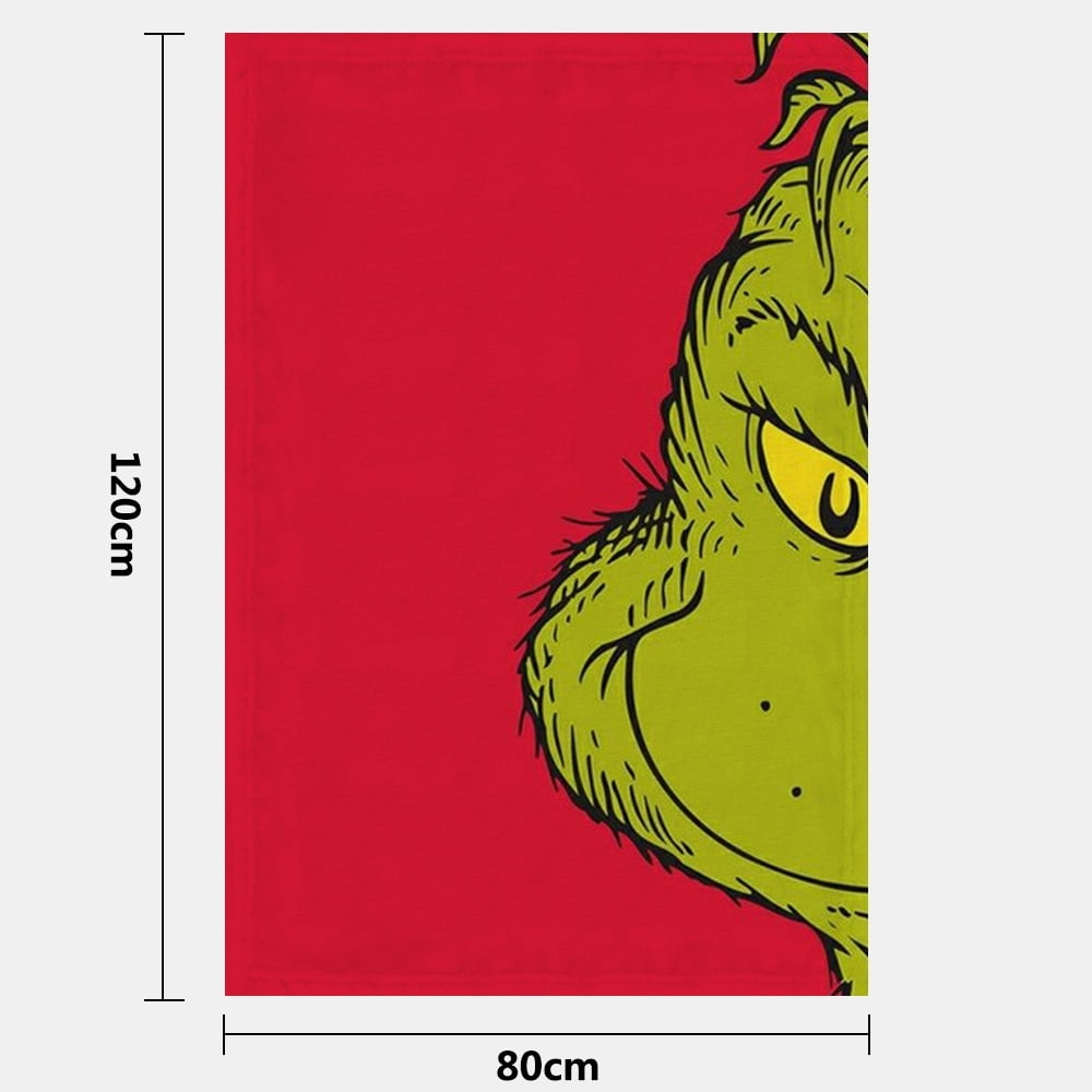 Christmas Grinch Blanket Christmas Movie Fleece Blanket Perfect For Couch Plush Bed Living Room Walmart Com