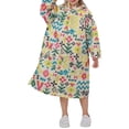 thumbnail image 3 of Shadoumai Girls Raincoat With Hood And Pockets Lightweight Outerwear For Daily School Outdoor Activities 3 14 Years Old, 3 of 8