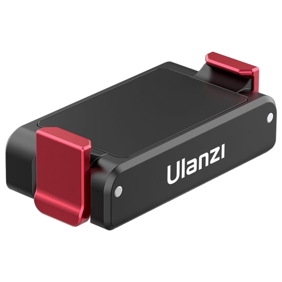 Ulanzi OA-12 Magnetic Suction 1/4" Quick-Release Base for DJI Osmo Action 2/3/4/5/6, Aluminum Alloy Magnetic Mount with Arri Positioning Holes for Tripods