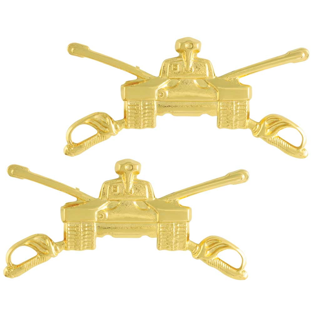 Army Armor Officer Branch Insignia Pair Official Issue