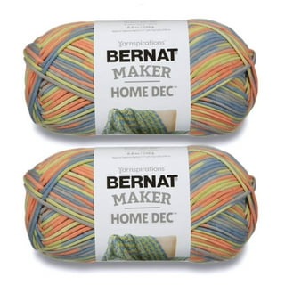 Bernat® Maker Home Dec™ #5 Bulky Cotton-Nylon Yarn, Retro Varg 8.8oz/250g,  317 Yards 