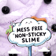 thumbnail image 3 of Lavender fluff cloud slime non sticky drizzly made in usa lavender scented great for beginners, 3 of 5