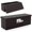 Dark Brown, variant on Costway 43 Inches Folding Storage Ottoman Bench with Side Pocket Storage Chest Brown