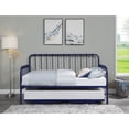 thumbnail image 4 of Lexicon Constance Modern Metal Lift-Up Trundle Twin Daybeds Navy Blue, 4 of 5