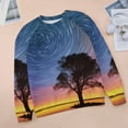 thumbnail image 6 of Galaxy Star Outer Space Mom Sweatshirt For Women Long Sleeve Pullover, 6 of 7