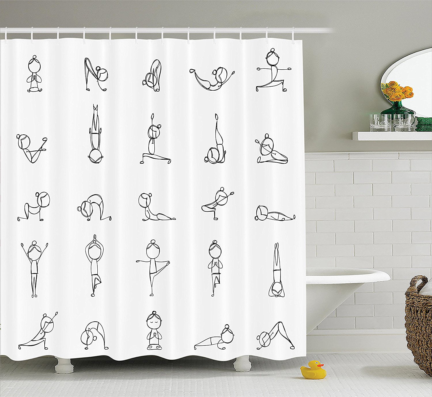 Details about   Country Ranch Hen Shower Curtain Bathroom Decor Fabric & 12hooks 71in 