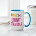 thumbnail image 4 of CafePress - Amazing Great Grandma Mugs - 15 oz Ceramic Large White Novelty Mug, 4 of 4