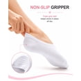 thumbnail image 3 of HIALTODAY Women No Show Socks, Non‑Slip Invisible Low Cut Liner Socks, 6 Pairs Cotton Socks with Exquisite Gift Box, Casual Basic & Fashion Printed Styles for Daily Wear,Size 9-11, 3 of 5