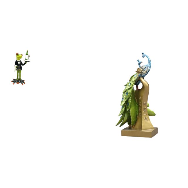 Figura de escritorio,Estatua de rana camarero,estante,escritorio,decoración del hogar,Figura decorativa creativa para la oficina y el hogar.,Figura de escritorio,Estante de estatua de pavo