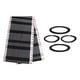 thumbnail image 2 of Kit de reparación de tumbonas de gravedad cero, impermeable, plegable, con respaldo para sillón relax, duradero Negro Gris + Cuerda, 2 of 8