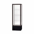thumbnail image 4 of Waddell 576WB-SN-SS Monarch 24 x 72 x 24 in. Silver Swirl Base Unlighted Floor Display Case, White Back - Satin, 4 of 7