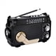 thumbnail image 4 of 2X Radio FM AM SW con Carga Solar, Receptor de Radio de Emergencia con Manivela, Bluetooth 5.2, Compatible con TF, USB, Color Negro, 4 of 5