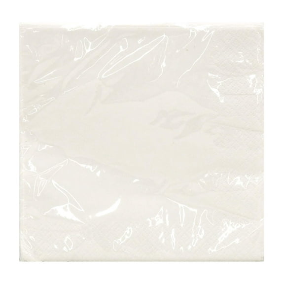 Paper Luncheon Napkins, 6.5 in, White, 20ct