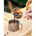 thumbnail image 5 of CHUNYAN Pure titanium double-layer coffee cup, tea cup set, travel cup, anti-scalding with handle,, 5 of 7