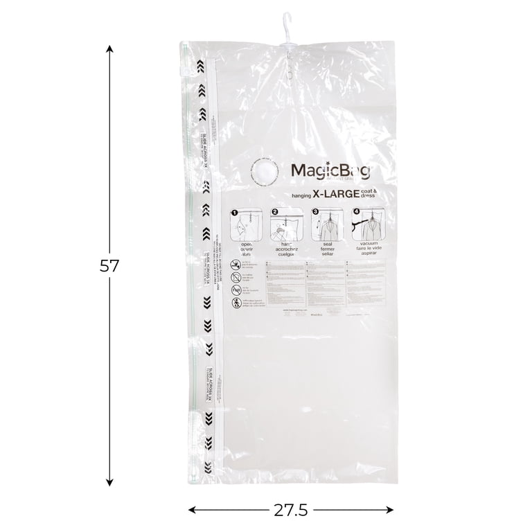 X-Large Hanging Vacuum Storage Bags, 2-Pack Compression photo 5