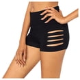 thumbnail image 1 of Gibobby Pantalones deportivos Mallas deportivas elásticas de Color sólido para mujer, mallas deportivas ajustadas, pantalones de Yoga de retazos(Negro， XL), 1 of 5