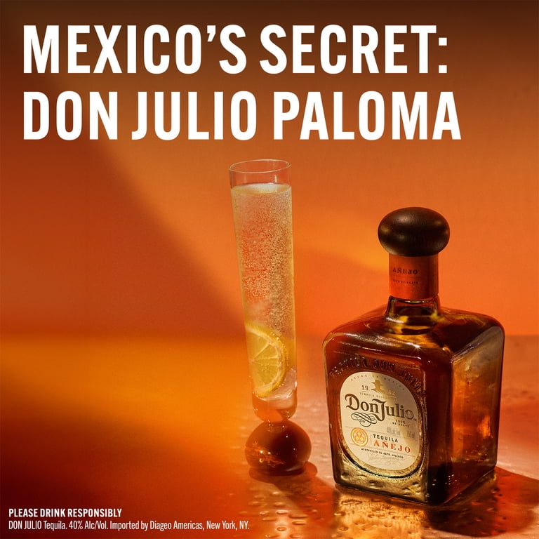 Don Julio Anejo Tequila, 750 mL, 40% ABV - Walmart.com