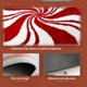 thumbnail image 4 of Isvgxsz Clearance Christmas Round Rug 23.6 in Area Rug Christmas Tree Rug Washable Rug Indoor Carpet Decorative Circle Rug Non Slip Soft Rug Holiday Decor for Kitchen Bedroom Foyer Nursery Living Room, 4 of 6