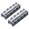 thumbnail image 2 of Regleta de barrera de terminales, regleta de terminales de doble fila, regleta de terminales de tornillo, bloque de barrera de cables, durabilidad comprobada, 2 of 12