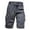 Dark Gray, variant on LMOIPLI Men's Cotton Hiking Cargo Capris Outdoor Quick Dry 3/4 Straight Capri Shorts Athletic Workout Running Shorts with Pockets Camouflage XL