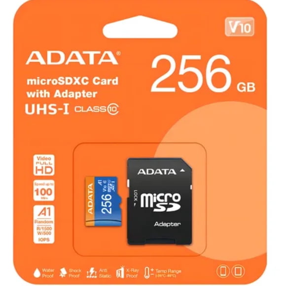 Memoria Flash Adata Premier, 256GB MicroSDXC UHS-I Clase 10.