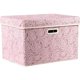 thumbnail image 1 of Rosa 25x20x17cm Cajas de Almacenamiento Plegables Grandes con Tapa [1 Paquete] Caja de Almacenamiento de Tela Decorativa Organizador de Cubos, 1 of 5