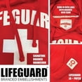thumbnail image 4 of LIFEGUARD Officially Licensed Mens Halloween Costume Combo Pack Hoodie, Shorts, Hat, Fanny Pack Red, 4 of 6